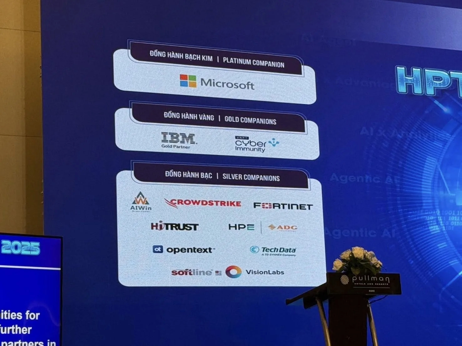 Bảng đối tác HPT D-Day 2025, AIWin có tên trong nhóm Đồng hành Bạc