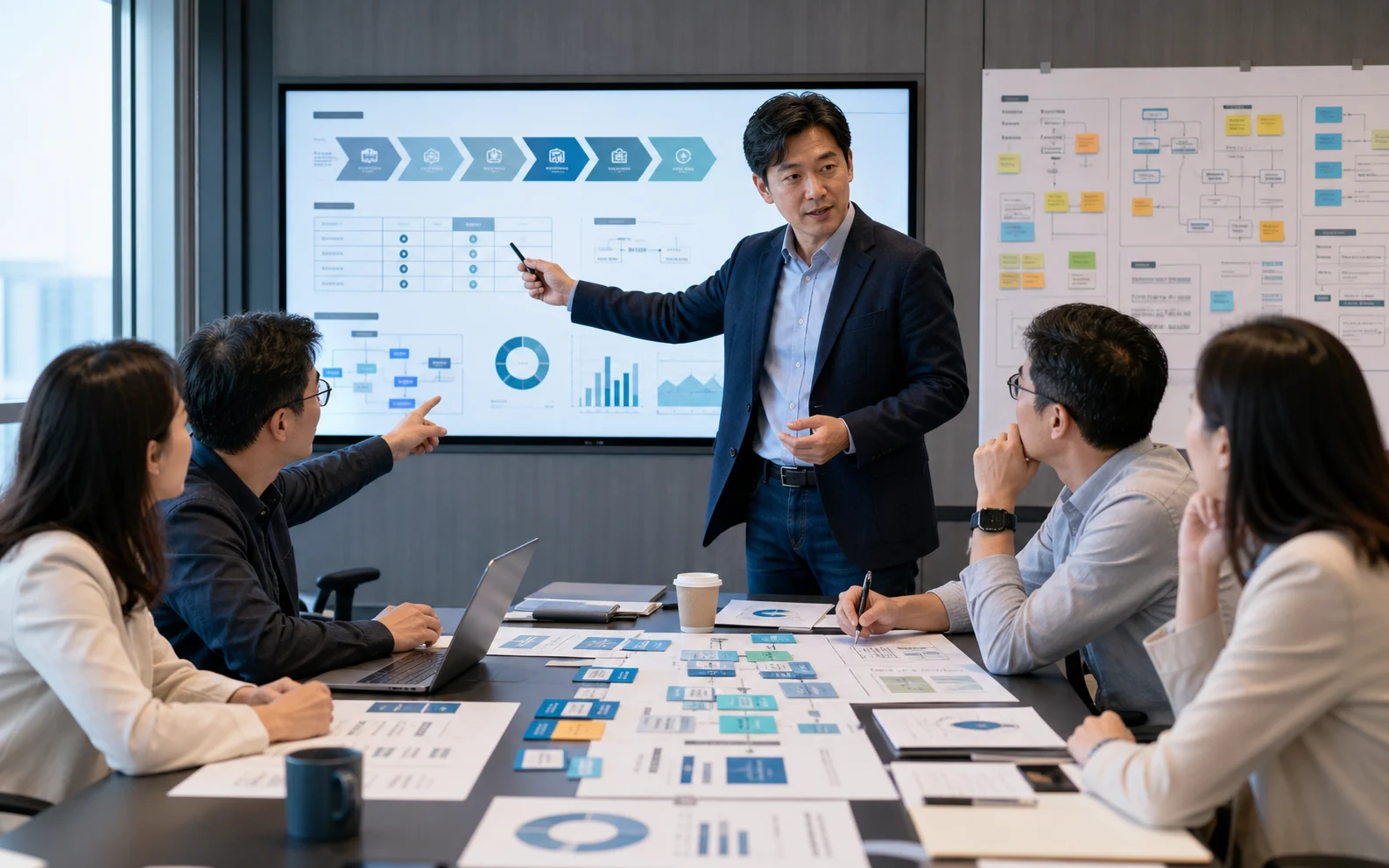iPAS AI 應用規劃師中級班:講師帶領學員規劃企業 AI 導入流程與風險評估